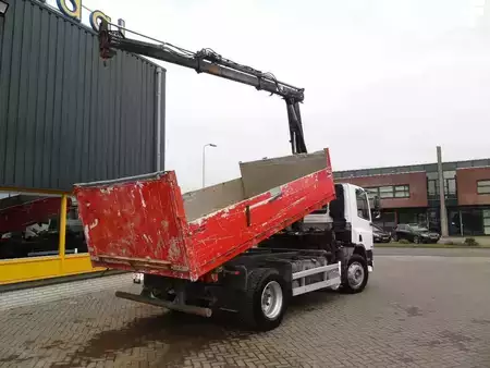 Lastbil 2001 DAF CF 75.240 ATI + EURO 2 + HIAB 090 + 3SIDE TIPPER (3)