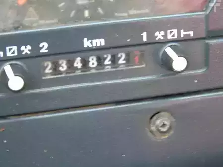 Lastbil 2001 DAF CF 75.240 ATI + EURO 2 + HIAB 090 + 3SIDE TIPPER (8)