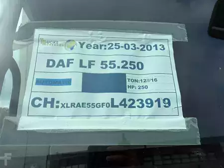 Camion 2013 DAF LF 55,250 + elevator + euro 5 (17)