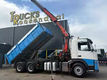 Truck 2007 Volvo FM 440 + PALFINGER PK15002 + 6X4 + MANUAL + TIPPER (11)