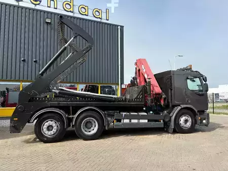 Ciężarówka 2011 Volvo FE 330 + HMF 1680 + 6X2 + CONTAINER SYSTEM (6)