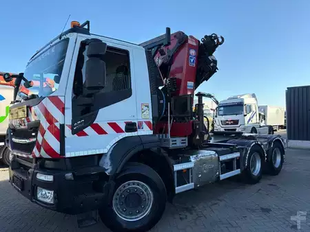 Truck 2020 Iveco Stralis 420 X-WAY + HMF 5020K-RCS 6x TRACTOR + 6X4 + EURO 6 (3)