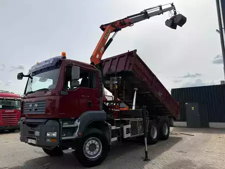 Lastbil 2005 MAN TGA 33.390 + 6x4 + PK15002 + TIPPER + MANUAL + SPRING + 33T (3)