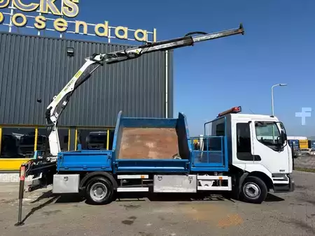 Lastbil 2003 Renault Midlum 220 + PALFINGER PK 6001 + tipper + remote + manual (6)