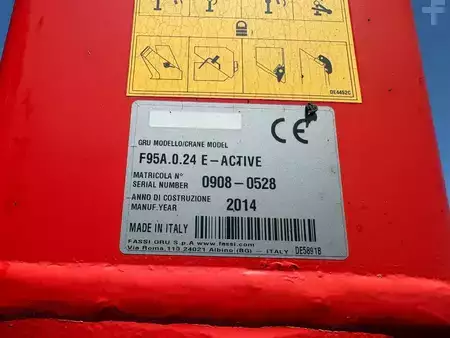 Lastbil 2015 Iveco Eurocargo 140E21 + FASSI F 95 A 4x extendable + EURO 6 + 192,000 (8)