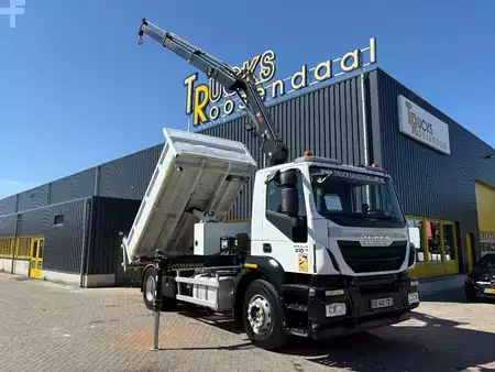 Lastebil 2016 Iveco STRALIS 190 E 31 + HIAB 111 B-2 HIDUO + 3 SIDE TIPPER + EURO 6 + (1)