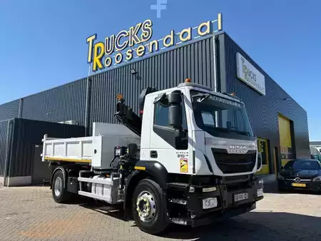 Lastebil 2016 Iveco STRALIS 190 E 31 + HIAB 111 B-2 HIDUO + 3 SIDE TIPPER + EURO 6 + (13)