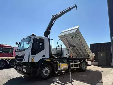 Lastebil 2016 Iveco STRALIS 190 E 31 + HIAB 111 B-2 HIDUO + 3 SIDE TIPPER + EURO 6 + (3)