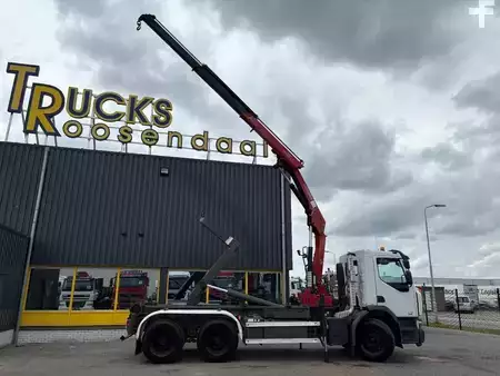 Lastbil 2009 Renault Premium 370DXI + HMF 1430 K3 + 6X4 + HOOKSYTEM + EURO 5 (2)