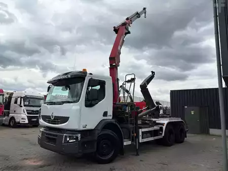 Lastbil 2009 Renault Premium 370DXI + HMF 1430 K3 + 6X4 + HOOKSYTEM + EURO 5 (3)