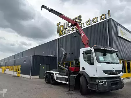 Lastbil 2009 Renault Premium 370DXI + HMF 1430 K3 + 6X4 + HOOKSYTEM + EURO 5 (1)