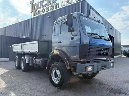 Kuorma-auto 1985 Mercedes-Benz SK 2228 + V8 + 6x4 + manual + 3 SIDE TIPPER (6)