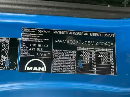 MAN TGX 18.440 + EURO 5 + MANUAL