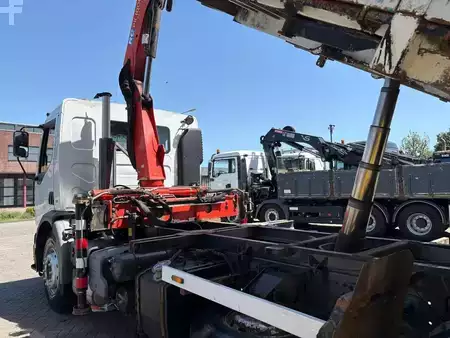 Lastbil 2003 Renault Premium + PALFINGER PK 10000. 2 X EXT. + REMOTE + 3 SIDE TIPPER (11)
