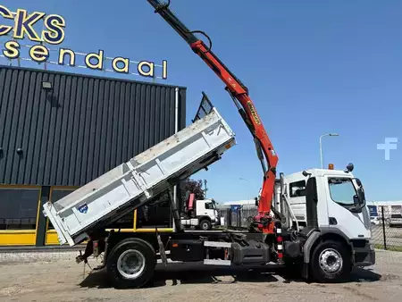 Lastbil 2003 Renault Premium + PALFINGER PK 10000. 2 X EXT. + REMOTE + 3 SIDE TIPPER (2)