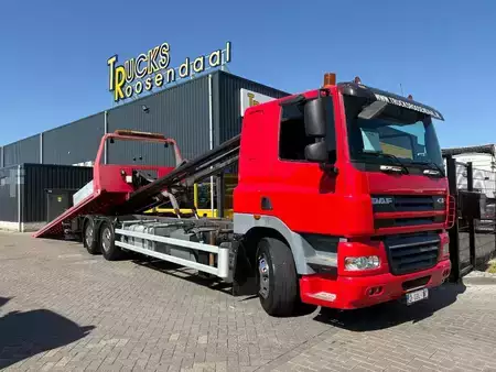 Náklaďák 2009 DAF CF 85.460 + hydro plateau + 6x2 + 2x winch 1X 15Ton + 1x 6.5Ton (1)