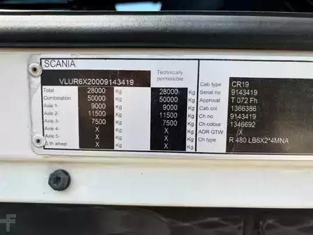 Camion 2010 Scania R 480 6X2 + 3 PEDALS + STEERING AXLE + EURO 5 + ALUMINUM LOADING (12)