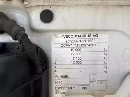 Lastbil 2018 Iveco Eurocargo 190E25 + PALFINGER PK 14.501 + REMOTE + SMART TACHO + (20)