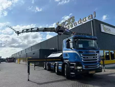 Lastkraftwagen 2014 Scania R  490 + HMF 5020 - 6X EXT. + JIB 5X EXT. + EURO 6 + 3-SIDED TIP (12)