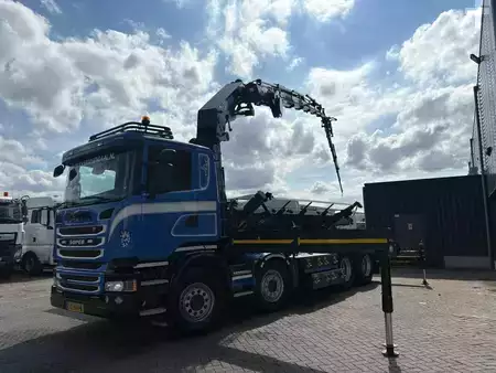 Lastkraftwagen 2014 Scania R  490 + HMF 5020 - 6X EXT. + JIB 5X EXT. + EURO 6 + 3-SIDED TIP (13)