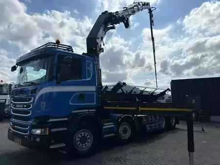 Lastkraftwagen 2014 Scania R  490 + HMF 5020 - 6X EXT. + JIB 5X EXT. + EURO 6 + 3-SIDED TIP (17)