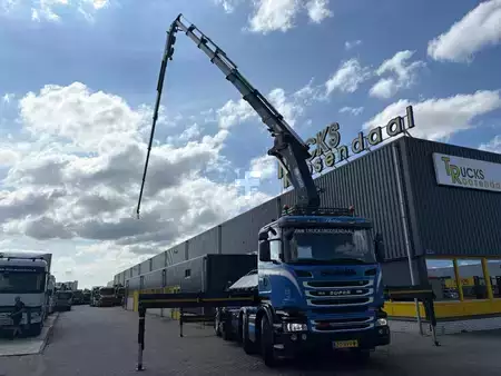 Lastkraftwagen 2014 Scania R  490 + HMF 5020 - 6X EXT. + JIB 5X EXT. + EURO 6 + 3-SIDED TIP (5)
