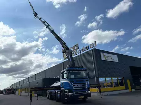 Lastkraftwagen 2014 Scania R  490 + HMF 5020 - 6X EXT. + JIB 5X EXT. + EURO 6 + 3-SIDED TIP (9)