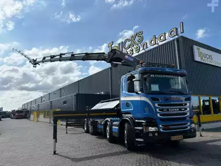 Lastkraftwagen 2014 Scania R 490 + HMF 5020 - 6X EXT. + JIB 5X EXT. + EURO 6 + 3-SIDED TIPP (13)