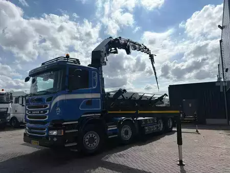 Lastkraftwagen 2014 Scania R 490 + HMF 5020 - 6X EXT. + JIB 5X EXT. + EURO 6 + 3-SIDED TIPP (14)