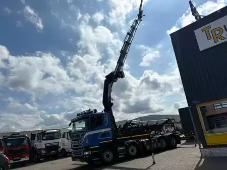 Lastkraftwagen 2014 Scania R 490 + HMF 5020 - 6X EXT. + JIB 5X EXT. + EURO 6 + 3-SIDED TIPP (3)