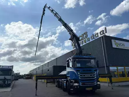 Lastkraftwagen 2014 Scania R 490 + HMF 5020 - 6X EXT. + JIB 5X EXT. + EURO 6 + 3-SIDED TIPP (6)