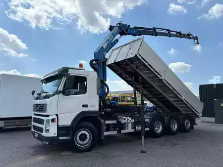 Náklaďák 2005 Volvo FM 12.380 + HMF 2220 K5 + 8X4 STEERING + TIPPER + REMOTE (2)