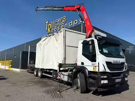 Ciężarówka 2016 Iveco Stralis 420 + 6X2 + FASSI F 135 - 3X EXT. + REMOTE + EURO 6 + LO (1)