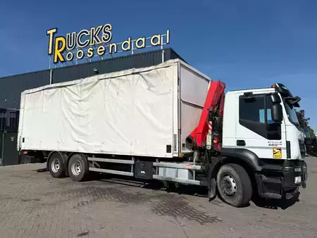 Ciężarówka 2016 Iveco Stralis 420 + 6X2 + FASSI F 135 - 3X EXT. + REMOTE + EURO 6 + LO (7)