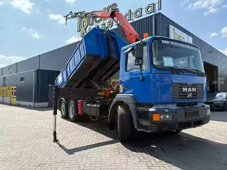 Kamion 2000 MAN F 2000 28.364 + PALFINGER PK 12080 3X EXT + manual + Euro 2 + 6X (1)