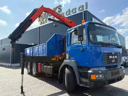 Kamion 2000 MAN F 2000 28.364 + PALFINGER PK 12080 3X EXT + manual + Euro 2 + 6X (10)