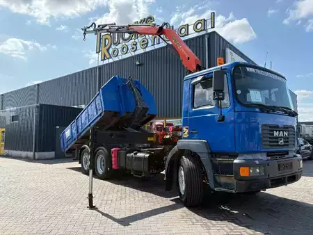 Kamion 2000 MAN F 2000 28.364 + PALFINGER PK 12080 3X EXT + manual + Euro 2 + 6X (2)
