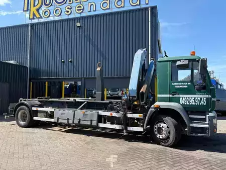 Lastkraftwagen 2002 MAN LE 220 B + PALFINGER PK 14080 - 3X EXT + HOOK ARM SYSTEM (11)