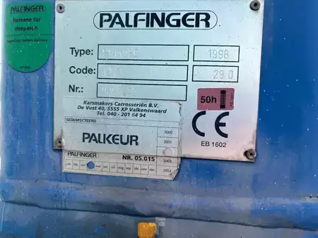 Lastkraftwagen 2002 MAN LE 220 B + PALFINGER PK 14080 - 3X EXT + HOOK ARM SYSTEM (16)