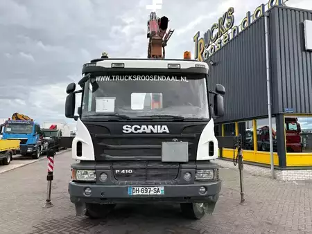 Lastkraftwagen 2015 Scania P 410 + FASSI F 165 - 2X EXT. + 8X4 + HOOK ARM SYSTEM + EURO 6 + (5)