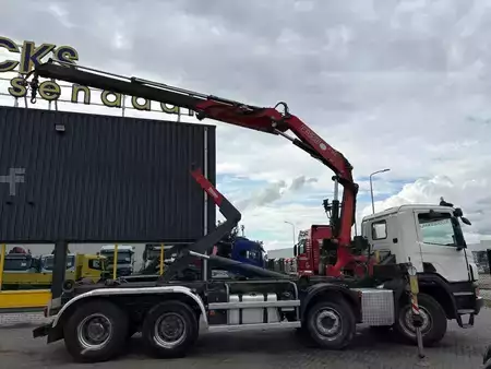 Lastkraftwagen 2015 Scania P 410 + FASSI F 165 - 2X EXT. + 8X4 + HOOK ARM SYSTEM + EURO 6 + (4)