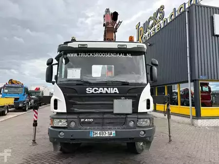 Lastkraftwagen 2015 Scania P 410 + FASSI F 165 - 2X EXT. + 8X4 + HOOK ARM SYSTEM + EURO 6 + (5)