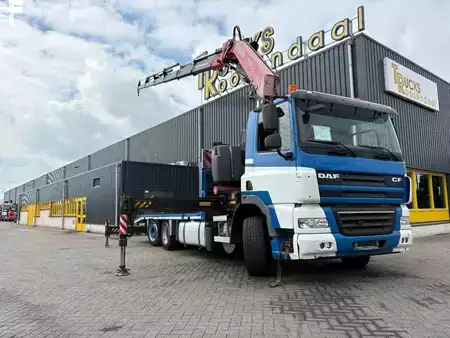 Ciężarówka 2013 DAF CF 85.410 + FASSI F365A - 6X EXT. + REMOTE + 6X2 + LIFT/STEERING (1)