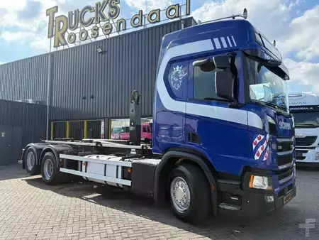 Lastkraftwagen 2018 Scania R 410 + HOOK LIFT SYSTEM 25 tons + 6X2 + LIFT AXLE + EURO 6 (11)