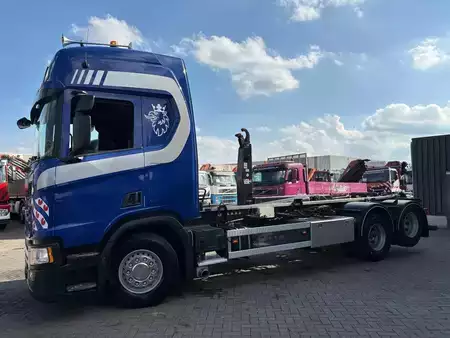 Lastkraftwagen 2018 Scania R 410 + HOOK LIFT SYSTEM 25 tons + 6X2 + LIFT AXLE + EURO 6 (12)