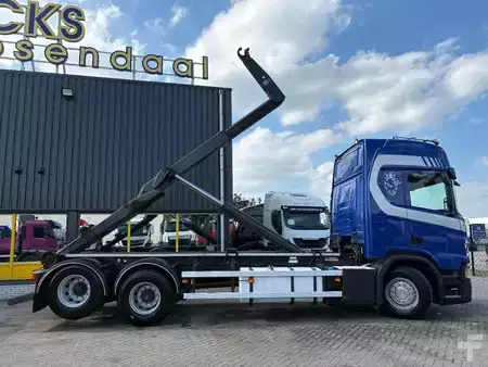 Lastkraftwagen 2018 Scania R 410 + HOOK LIFT SYSTEM 25 tons + 6X2 + LIFT AXLE + EURO 6 (4)