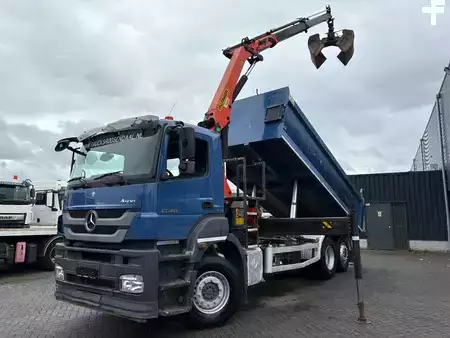 Lastbil 2013 Mercedes-Benz Axor 2640 + PALFINGER PK 16001---2X EXT. + REMOTE + TIPPER + 6X2 (2)