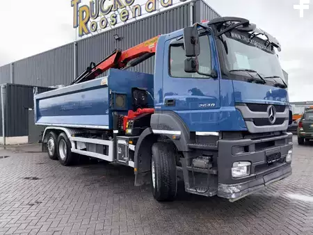 Lastbil 2013 Mercedes-Benz Axor 2640 + PALFINGER PK 16001---2X EXT. + REMOTE + TIPPER + 6X2 (8)