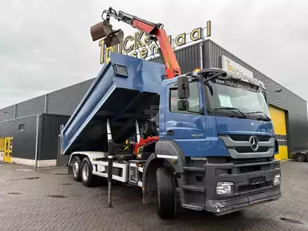 Lastbil 2013 Mercedes-Benz Axor 2640 + PALFINGER PK 16001---2X EXT. + REMOTE + TIPPER + 6X2 (1)
