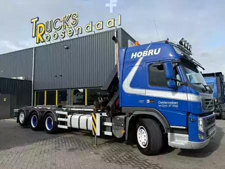 Caminhão 2012 Volvo FM 460 EEV + HMF 2200-- 3X EXT. + REMOTE + HOOK ARM SYSTEM + 8X4 (18)